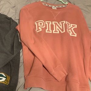 Pink crew neck